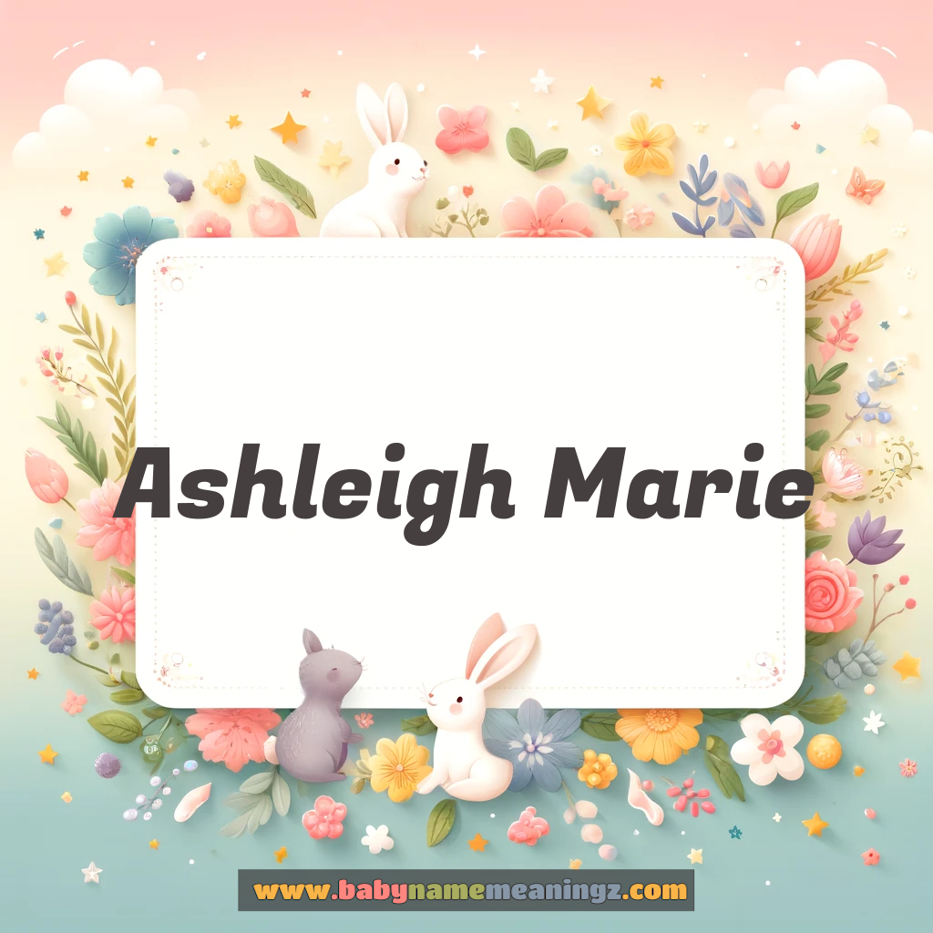 Ashleigh Marie Name Meaning & Ashleigh Marie Origin, Lucky Number, Gender, Pronounce